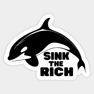 Sink the rich Sticker